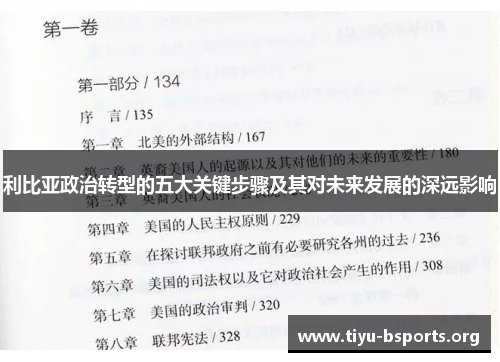 利比亚政治转型的五大关键步骤及其对未来发展的深远影响 利比亚政治转型的五大关键步骤及其对未来发展的深远影响